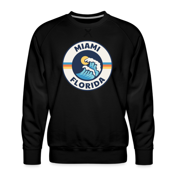 Premium Miami Sweatshirt - Men's Florida Sweatshirt - black