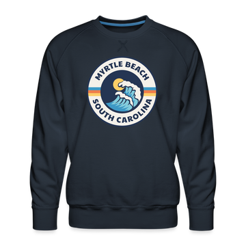 Premium Myrtle Beach Sweatshirt - Men's South Carolina Sweatshirt - navy