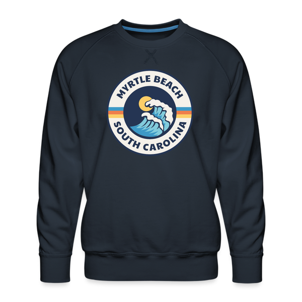 Premium Myrtle Beach Sweatshirt - Men's South Carolina Sweatshirt - navy