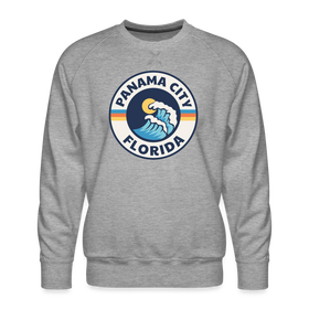 Premium Panama City Sweatshirt - Men's Florida Sweatshirt - heather grey