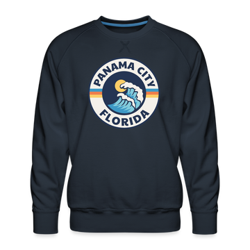 Premium Panama City Sweatshirt - Men's Florida Sweatshirt - navy