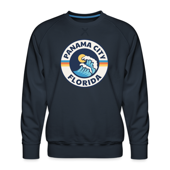 Premium Panama City Sweatshirt - Men's Florida Sweatshirt - navy