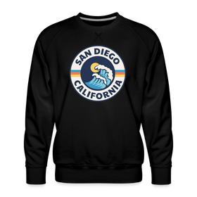Premium San Diego Sweatshirt - Men's California Sweatshirt - black