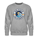 Premium San Diego Sweatshirt - Men's California Sweatshirt - heather grey