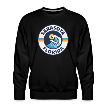 Premium Sarasota Sweatshirt - Men's Florida Sweatshirt - black