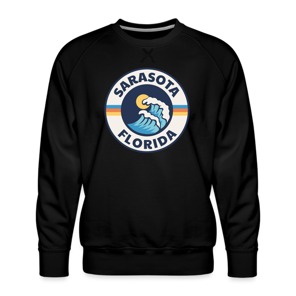 Premium Sarasota Sweatshirt - Men's Florida Sweatshirt - black