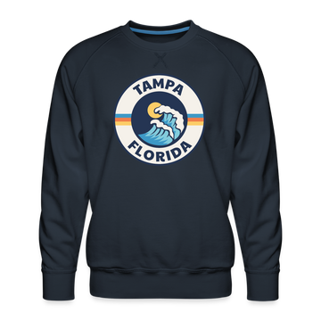 Premium Tampa Sweatshirt - Men's Florida Sweatshirt - navy