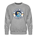 Premium Siesta Key Sweatshirt - Men's Florida Sweatshirt - heather grey