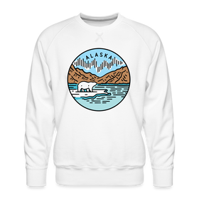 Premium Alaska Sweatshirt - Men's Sweatshirt - white