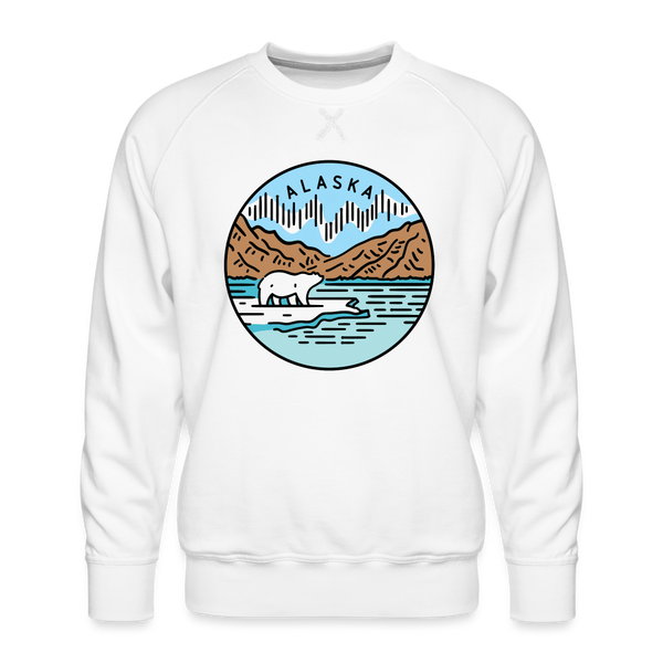 Premium Alaska Sweatshirt - Men's Sweatshirt - white