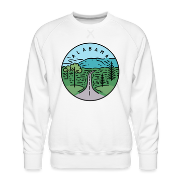 Premium Alabama Sweatshirt - Men's Sweatshirt - white