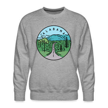 Premium Alabama Sweatshirt - Men's Sweatshirt - heather grey