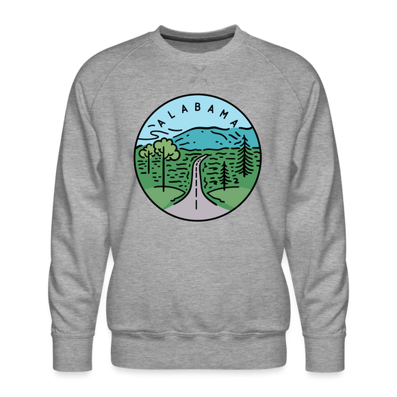 Premium Alabama Sweatshirt - Men's Sweatshirt - heather grey
