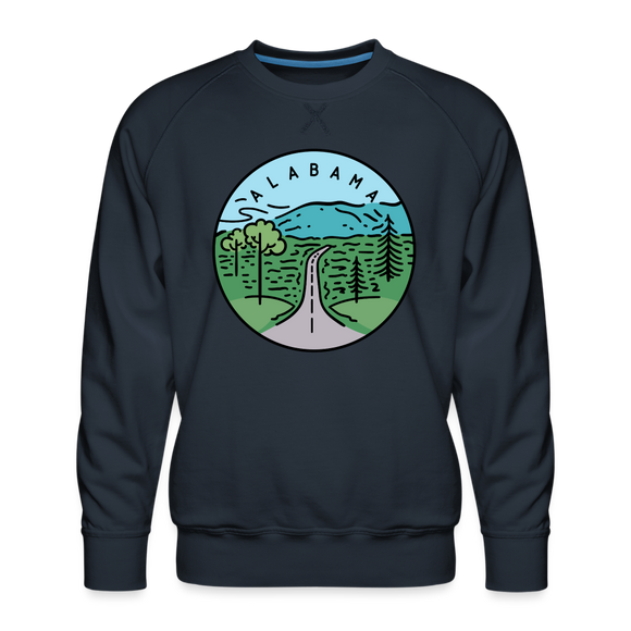 Premium Alabama Sweatshirt - Men's Sweatshirt - navy
