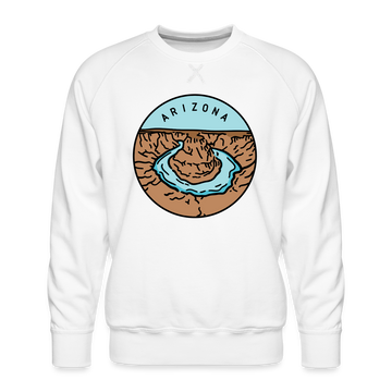 Premium Arizona Sweatshirt - Men's Sweatshirt - white