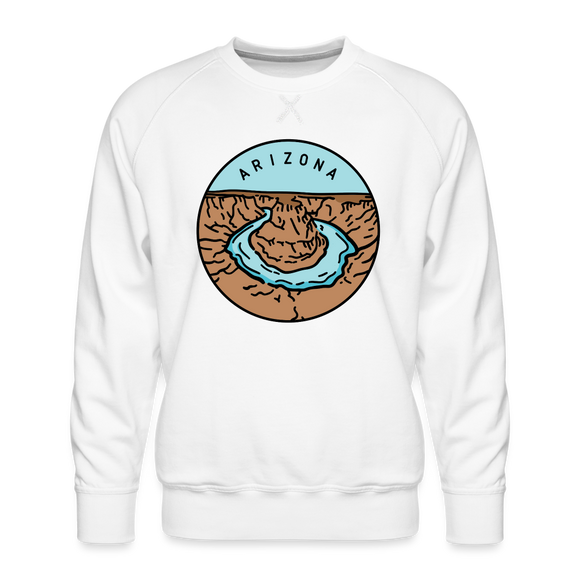 Premium Arizona Sweatshirt - Men's Sweatshirt - white
