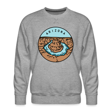 Premium Arizona Sweatshirt - Men's Sweatshirt - heather grey
