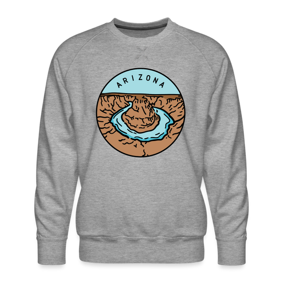 Premium Arizona Sweatshirt - Men's Sweatshirt - heather grey
