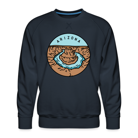 Premium Arizona Sweatshirt - Men's Sweatshirt - navy