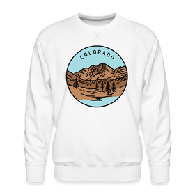 Premium Colorado Sweatshirt - Men's Sweatshirt - white