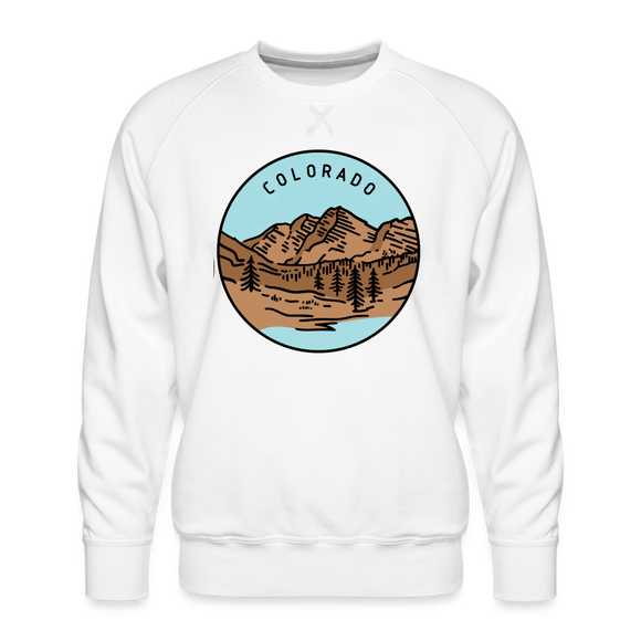 Premium Colorado Sweatshirt - Men's Sweatshirt - white