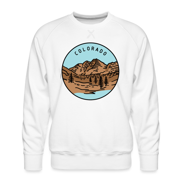 Premium Colorado Sweatshirt - Men's Sweatshirt - white