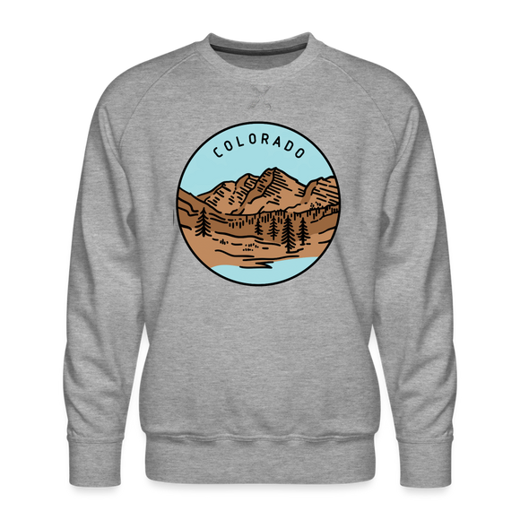 Premium Colorado Sweatshirt - Men's Sweatshirt - heather grey
