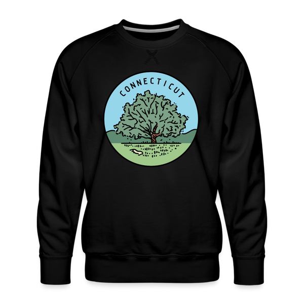 Premium Connecticut Sweatshirt - Men's Sweatshirt - black