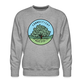 Premium Connecticut Sweatshirt - Men's Sweatshirt - heather grey