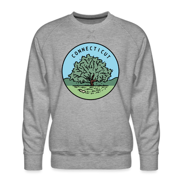 Premium Connecticut Sweatshirt - Men's Sweatshirt - heather grey