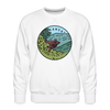 Premium Arkansas Sweatshirt - Men's Sweatshirt - white