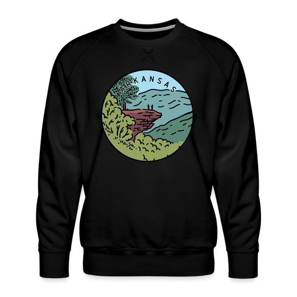 Premium Arkansas Sweatshirt - Men's Sweatshirt - black