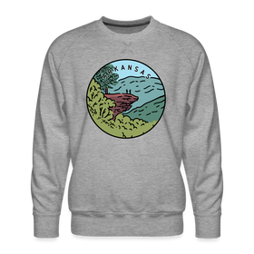 Premium Arkansas Sweatshirt - Men's Sweatshirt - heather grey