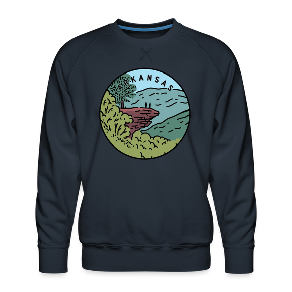 Premium Arkansas Sweatshirt - Men's Sweatshirt - navy