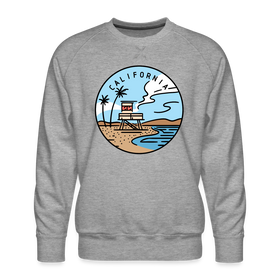 Premium California Sweatshirt - Men's Sweatshirt - heather grey
