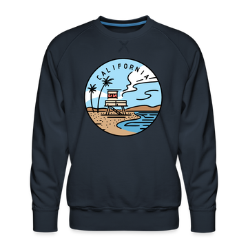 Premium California Sweatshirt - Men's Sweatshirt - navy