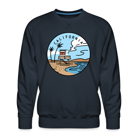 Premium California Sweatshirt - Men's Sweatshirt - navy