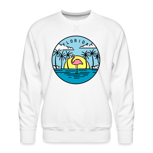 Premium Florida Sweatshirt - Men's Sweatshirt - white
