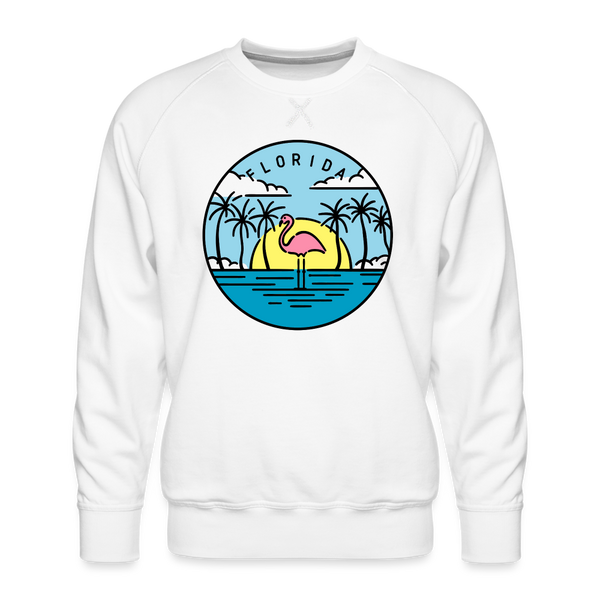 Premium Florida Sweatshirt - Men's Sweatshirt - white