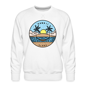 Premium Hawaii Sweatshirt - Men's Sweatshirt - white