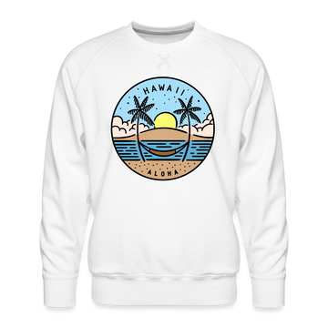 Premium Hawaii Sweatshirt - Men's Sweatshirt - white