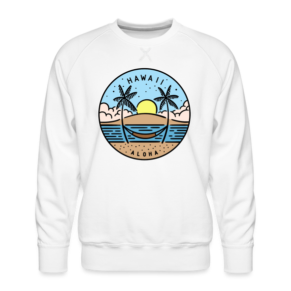 Premium Hawaii Sweatshirt - Men's Sweatshirt - white