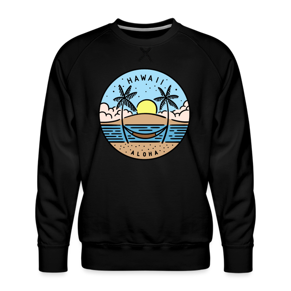 Premium Hawaii Sweatshirt - Men's Sweatshirt - black