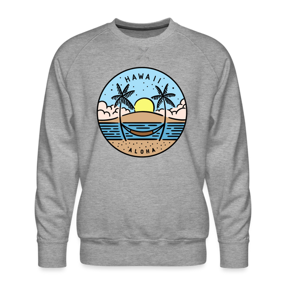 Premium Hawaii Sweatshirt - Men's Sweatshirt - heather grey