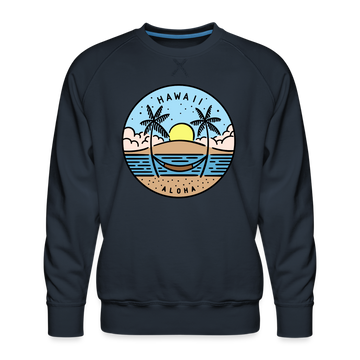 Premium Hawaii Sweatshirt - Men's Sweatshirt - navy