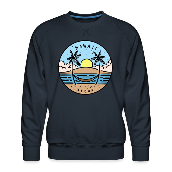 Premium Hawaii Sweatshirt - Men's Sweatshirt - navy