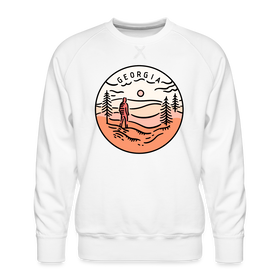 Premium Georgia Sweatshirt - Men's Sweatshirt - white