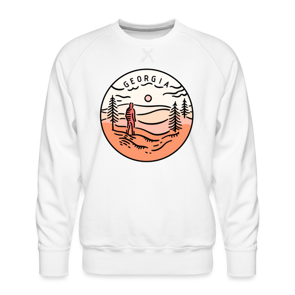 Premium Georgia Sweatshirt - Men's Sweatshirt - white