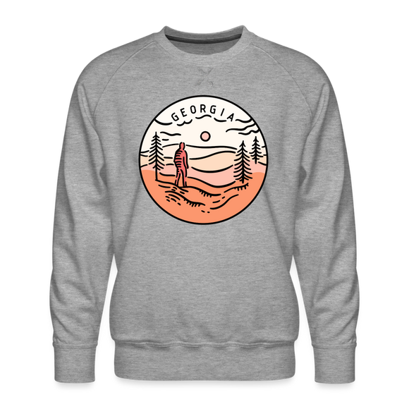 Premium Georgia Sweatshirt - Men's Sweatshirt - heather grey