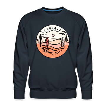Premium Georgia Sweatshirt - Men's Sweatshirt - navy